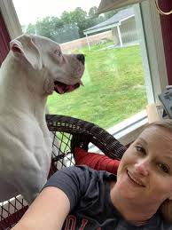 Tucker says hello my friends 😜