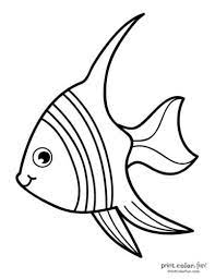 Simply download under the sea coloring pages pdf and you are ready to colour these cute, free coloring pages! Top 100 Fish Coloring Pages Cute Free Printables Print Color Fun