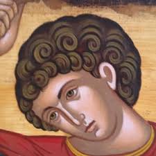 Byzantine Painted Icon Saint Stephen,sfantul Stefan,agios Stefanos,Свети  Стефан