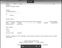 Biasanya penyerahan jabatan disusun dalam acara berbentuk upacara. Contoh Surat Undangan Serah Terima Jabatan Kepala Sekolah Terbaru 2017 Administrasi Kepala Sekolah Sd Smp Sma Smk