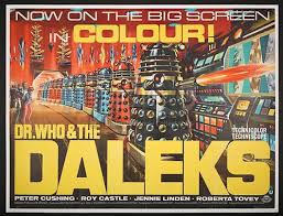 Gordon flemyng movie creator, director transit chart during opening night (premiere). Dr Who And The Daleks 1965 Uk Quad Poster 1965 Current Price 1600