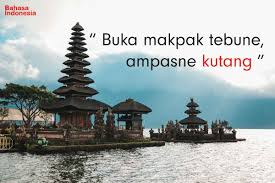 Pepatah hidup dalam peribahasa bahasa sunda dan maknanya. 20 Contoh Peribahasa Bali Dan Artinya Dalam Bahasa Indonesia Bahasa Indonesia