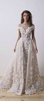 Seductive Wedding Dress Inspiration Wedding Dress Trends White Lace Wedding Dress Applique Wedding Dress