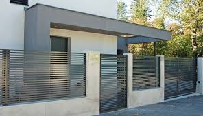 Fencing And Gate Frontyard Modern Fence Design Fence Design Modern Fence
