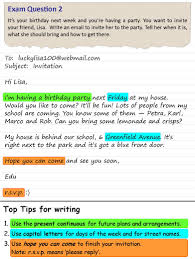 An Invitation To A Party Writing Skills Email Writing Writing
