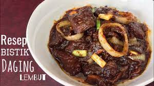 Untuk sausnya buat saja dari campuran saus tomat, saus sambal, kecap manis, dan aneka bumbu. Resep Cara Mudah Membuat Bistik Daging Lembut Youtube