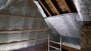 Beim flachdach lassen sich belüftete (mit einer luftschicht zwischen den einzelnen dachschichten) und unbelüftete flachdächer sowie genutzte flachdächer (z.b. Dachdammung Von Innen Mit Aluthermo Quattro Aluthermo