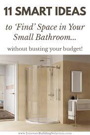 The key to organizing a small bathroom is to use vertical space as much as possible, says esther konz of uncluttered simplicity. 11 Small Bathroom Design Product Ideas On A Budget Innovate Building Solutions 11 Smart Ideas To Find Space In Your Small Bathroom Without Busting Your Budget Innovate Building Solutions Blog