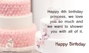 Friends birthday wishes on your birthday, today, i wish you a year with loads of fun, excitement and beautiful memories. 4th Birthday Wishes Messages Greetings For Boy Girl Wish Update