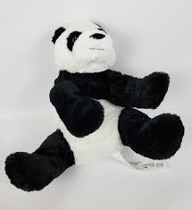 Ikea Kramig Plush Panda Bear Black White 17596 Stuffed Toy Animal 12 Pet Toys Panda Bear Animals
