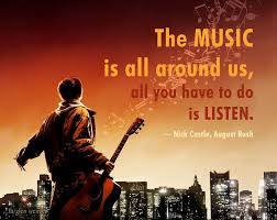 It S All Around The World Just La La La Security Check Required August Rush Quotes Rush Quotes August Rush