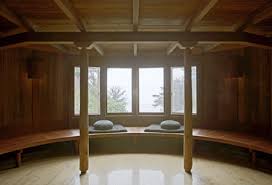 The warm colors of this room are incredibly comforting, and the addition of plants, books, salt lamps, and a guitar make it a multifunctional space that's relaxing, too. File Meditation Room Panoramio Jpg Wikipedia