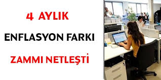 Aralık ayı enflasyonu yüzde 1 açıklanırsa 6 aylık enflasyon yüzde 8.1 olacak. 4 Aylik Enflasyon Farki Zammi Netlesti Memurlar Net