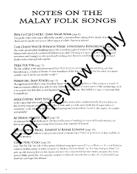 Free online translation from french, russian, spanish, german, italian and a number of other languages into english and back, dictionary with transcription, pronunciation, and examples of usage. Malay Folk Songs Collection Piano By Charmaine J W Pepper Sheet Music