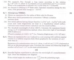 Physics Section I March 2015 Hsc Maharashtra Board Paper Hsc Higher Secondary Education Websi Paper Writing Service Good Essay Best Paper Writing Service