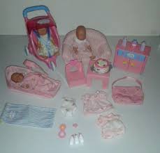 Zapf Creation Baby Born Miniworld Lot 3 Dolls Clothes Stroller And More Euc Baby Born Tiny Dolls Dolls