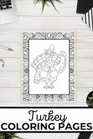 Plus, it's an easy way to celebrate each season or special holidays. Printable Thanksgiving Coloring Pages Adorable Turkey Coloring Pages Fun Happy Home