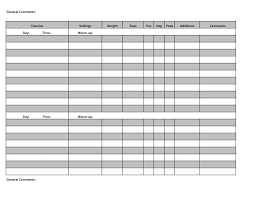 Here is a collection of free excel templates. Training Program Template Gym