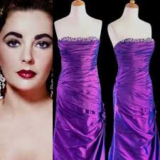 Vintage 1980s strapless prom