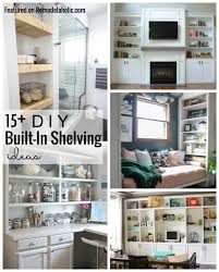See more ideas about built in cabinets, home, house design. Remodelaholic 15 Diy Built In Shelving Ideas