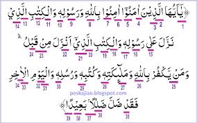We did not find results for: Hukum Tajwid Al Quran Surat An Nisa Ayat 136 Lengkap Dengan