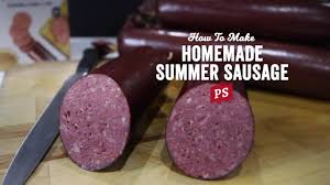Place links directly on the grill grate and cook for 1 to 2 hours or until the internal temperature registers 155℉. How To Make Garlic Summer Sausage With Mark Hanni Youtube