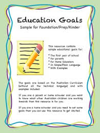 Free Sample Distance Learning Goals For The Aus Curriculum Prep Foundation Learning Goals Curriculum Education