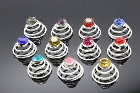 10 قطع Rhinestone لفائف دوامة دوامة تويست الشعر سبين دبابيس العرائس تاج بسيط أنيق الشعر مجوهرات اكسسوارات 6 ملليم Hair Jewelry Jewelry Accessories Bride Tiara