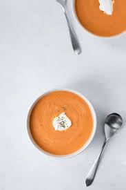 Season with salt and pepper. Creamy Tomato Bisque Recipe Video Savory Simple