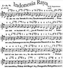 Lirik lagu indonesia raya 3 stanza stanza i indonesia tanah airku, tanah tumpah darahku, di sanalah aku berdiri, jadi pandu. Not Angka Lagu Indonesia Raya Wage Rodolf Supratman Pianika Recorder Keyboard Suling