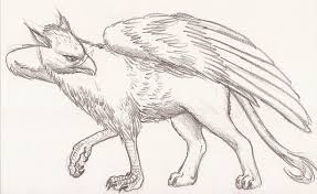 Pencil Griffin By Amiralda On Deviantart Griffin Drawing Griffin Art