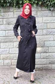 Kruvaze Yaka Trenckot Glv372 Siyah Trenckot Siyah Mankenler