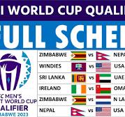 ICC ODI World Cup 2023 Qualifier Schedule: ICC Men's Cricket World Cup 2023  Qualifier Schedule