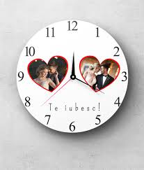 Vizualizați lista noastră de parteneri. Ceas De Perete Personalizat Cu 2 Poze Si Mesaj Love Uniq Gift Ro