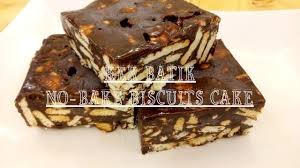 Resepi kek batik paling senang nak buat. How To Make Kek Batik No Bake Biscuits Cake Youtube