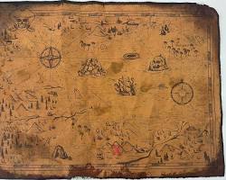 Image of pirate map
