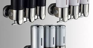 Bathroom Triple Shower Gel Dispenser Body Lotion Shampoo Liquid Soap Dispenser Ebay Shower Soap Dispenser Bathroom Soap Dispenser Shampoo Dispenser