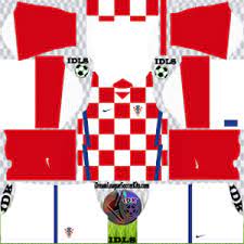 Croatia Dls Kits 2021 Dream League Soccer 2021 Kits Logos In 2021 Goalkeeper Kits Croatia Soccer Kits