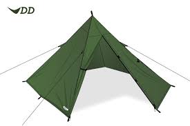 Namiot wyprawowy hot tent wykonany jest z dwóch pałatek wojskowych. Namiot Dd Superlight Pyramid Tent