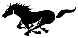 Black And White Mustang Logo Black Horse Vector Horse Clip Art Horse Silhouette Horse Logo