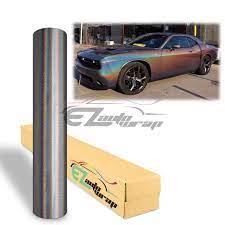 60 X360 Psychedelic Gray Gloss Metallic Rainbow Holographic Vinyl Wrap Sticker Walmart Com Walmart Com