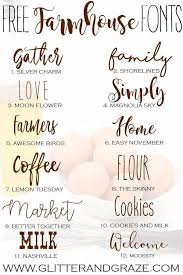 Download Free Farmhouse Fonts Cricut Fonts Cricut Free Lettering SVG, PNG, EPS, DXF File