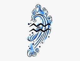 A water bearer tattoo can be personalized in a variety of ways to make it more creative and a truer reflection of the individual. Aquarius Tattoos Designs Best Aquarius Tattoo Designs 280x558 Png Download Pngkit