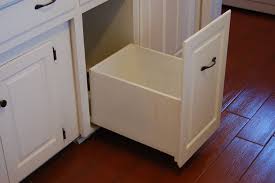 Pin By Kristen Thompson On Projects To Try In 2020 Face Frame Cabinets Trash Can Cabinet White Wooden Doors