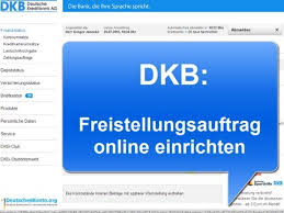 Dkb Freistellungsauftrag Online Anleitung Youtube