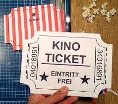 Gutscheine verschenken liegt immer mehr im trend. Welcome To The Movies Kinogutschein Selber Basteln Hello Mime Studio