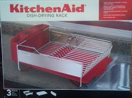 Kitchenaid Dish Drying Rack By Kitchenaid 64 49 New Kitchenaid Dish Drying Rack 3 Piece Red Dish Drainer Kitchen Aid Dish Rack Drying Kitchen Counter Decor