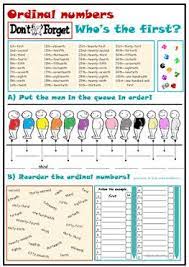 We did not find results for: English Esl Numbers Ordinal Numbers Worksheets Most Downloaded 162 Results