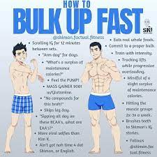 How To Bulk Up Fast By Skiman Factual Fitness For The Most Part All These Are Pretty M Gym Workout Chart Gym Workout Tips Muscle Building Workouts