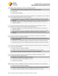 Ant Preguntas Para Licencia Tipo A